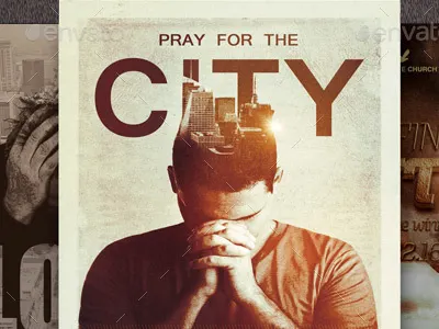 Prayer Walk Church Flyer Template Bundle church marketing ministry flyer photoshop prayer flyer religious flyer series sermon support typography walk by faith workmanship