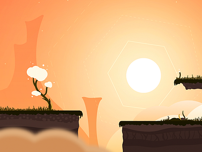 Sky Level background environment game game art game dev illustration indie dev video game