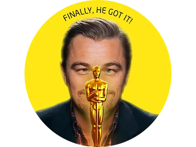 Finally, he got it! Leo art cool dicaprio finally he got it leo