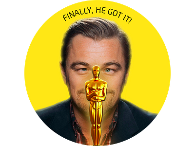 Finally, he got it! Leo art cool dicaprio finally he got it leo