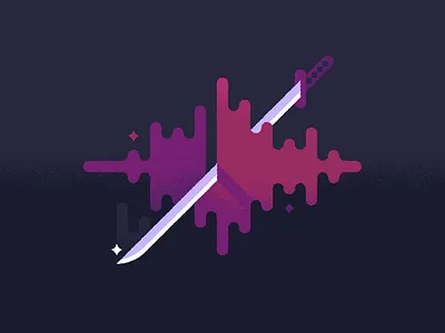 Cuttana audio audiowave cutter katana music sabre sound sound wave wave