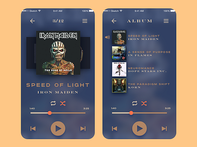 Hard Rock Player album cover hard ios music play player rock