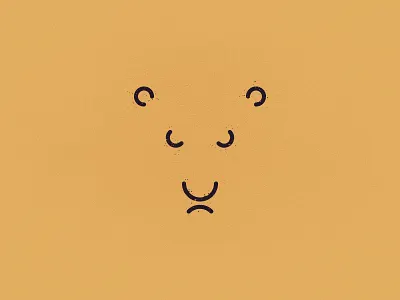 Big Game 5/5 africa animal circles lion minimal noise