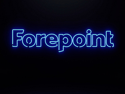 Neon Brand Sign black blue brand cinema4d facebook neon rebrand twitter