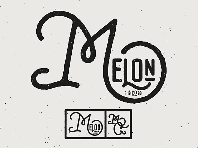 Melon Vintage Type handlettering illustrator lettering melon melonclothes tattoo type typography vector vintage