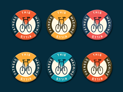 TMKF – Button Colour Choices bike button cycle fitness