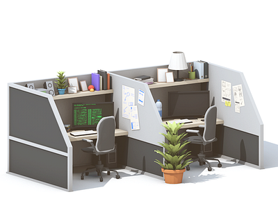 Get some work done! 3d c4d cinema4d illustration office work workplace