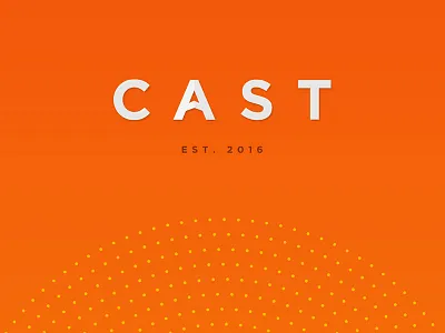 Cast cast logo pencil