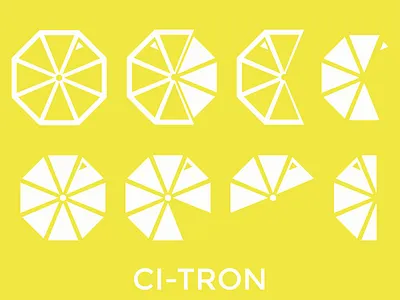 Logo iteration 2 branding citron flat design identity iteration lemon logo seed yellow