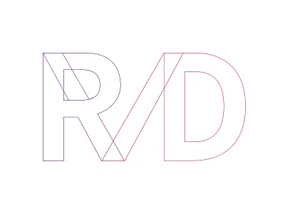 Personal Logo Concept: Round 4 brand concept letter letters logo magenta personal pink play purple type typography