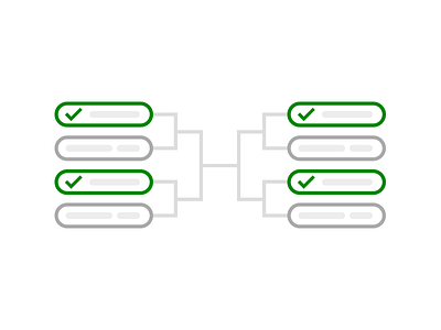 March Madness Bracket basketball flat icon illustrator ncaa ui