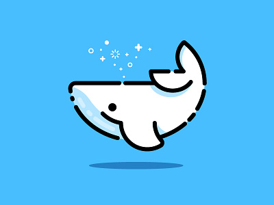 Whale identity illustration vector whale