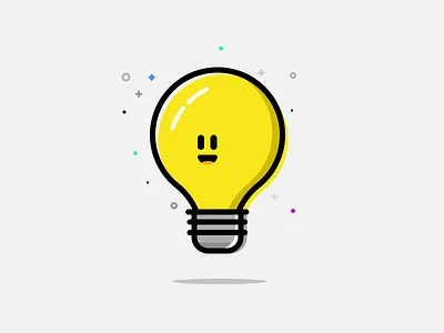Cute Lamp cute icon idea illustration lamp vector