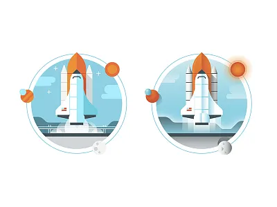 Rocket Illy astronaut earth galaxy mars moon nasa rocket saturn shuttle solar space sun