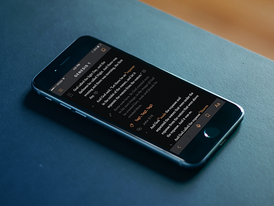 Night reading color scheme app ios iphone reader reading scriptures