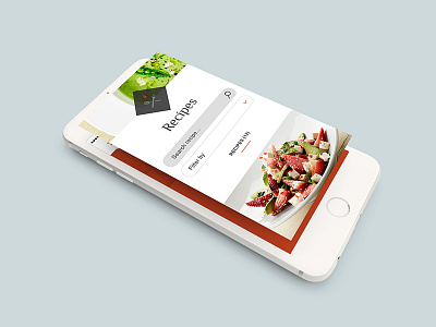 Apetina Mobile design apetina flat food mobile recipe search twist web