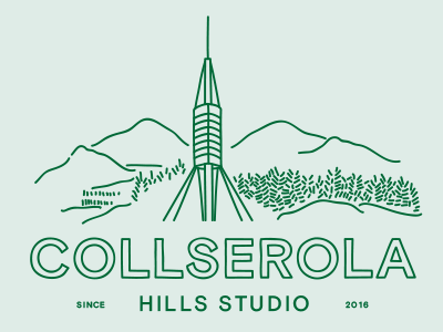 Collserola Hills green handmade hills mountain trees