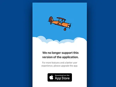 Sweating the Details ios not supported plane sky upgrade