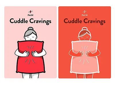 The Perks and Pains of Being Single cute girl hug hugging icon icons illustration pillow red single woman