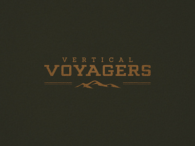 Vertical Voyagers brand climb logo mark outdoors