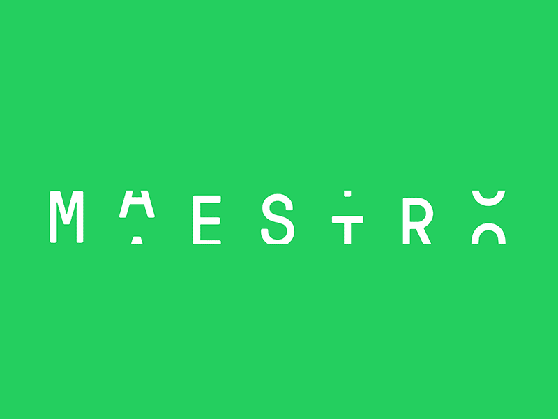 Maestro logo animation animation design logo