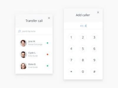 Exploration: Phone Integration Components app crm design management phone product product design