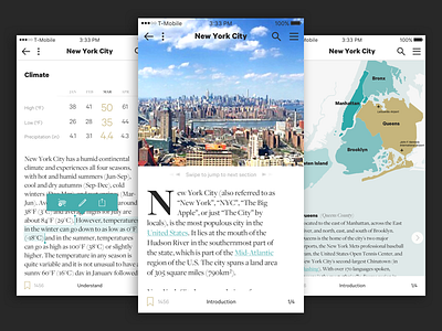 Travel app app editorial ios mobile travel travel guide ui ux