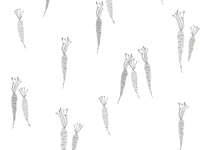 For Design. Not Dinner. carrots easter illustration pattern seamless spring vegetables