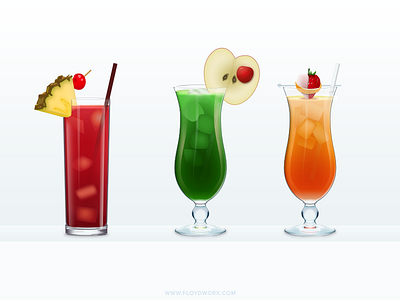 Cocktails - infographic elements cocktail illustration infographic vector