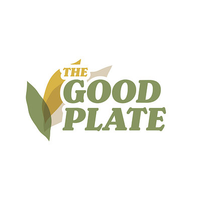 GEC - The Good Plate branding carbon food illustration logo low carbon plate vegetarian