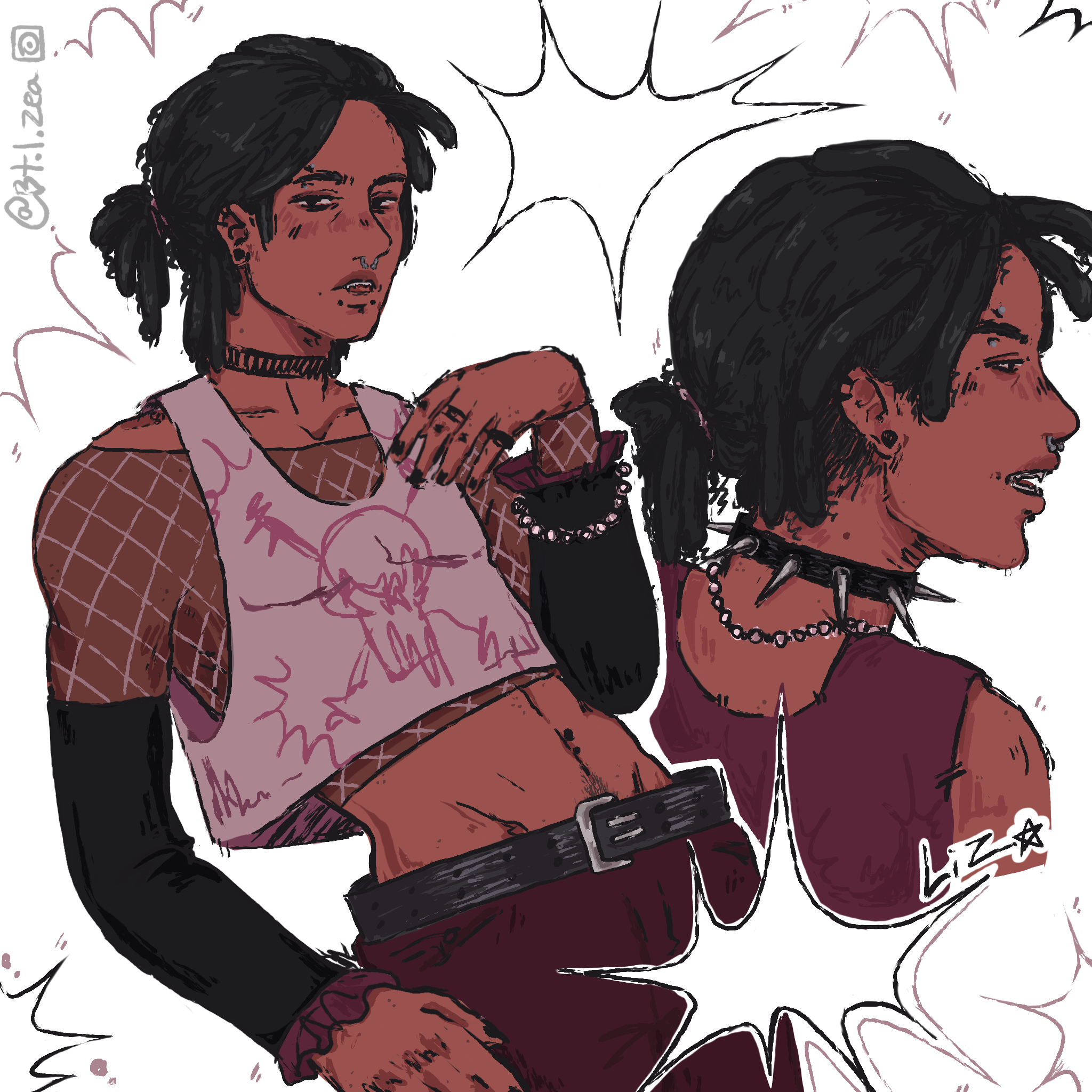 Marshall adventure time animation cartoon character design character illustration digital art fionna and cake graphic design illustration marshall lee procreate