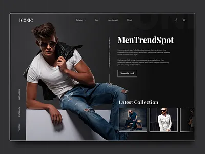 Men's Fashion E-Commerce Website clothing clothing website ecommerce ecommerce website fashion fashion shop figma mens fashion online store ui ui ux web design website
