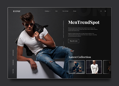 Men's Fashion E-Commerce Website clothing clothing website ecommerce ecommerce website fashion fashion shop figma mens fashion online store ui ui ux web design website