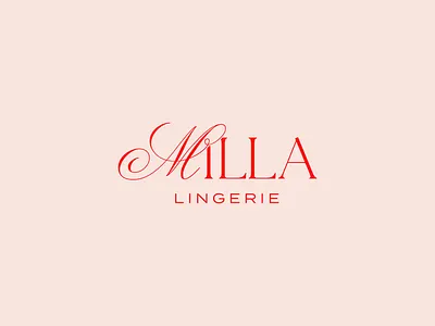 Elegant Lingerie Logo brand identity branding design lingerie logo m monogram visual identity