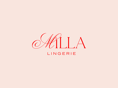 Elegant Lingerie Logo brand identity branding design lingerie logo m monogram visual identity