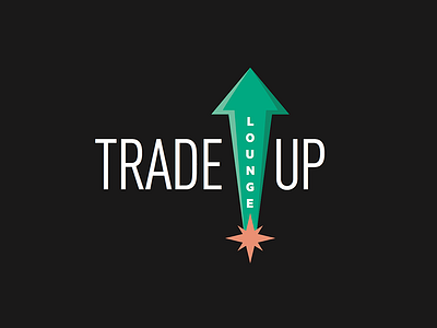 Trade up lounge 2 design event logo vegas