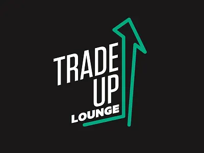 Trade Up Lounge 1 design event vegas logo