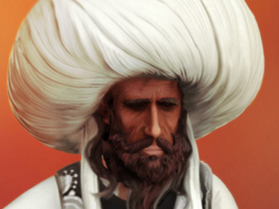 Ostas character design digital painting illustration
