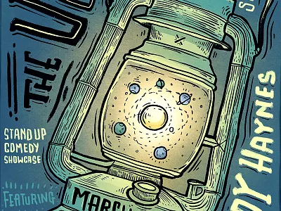 Lanterniverse? design drawing drawn hand illustration lantern lettering photoshop poster typography