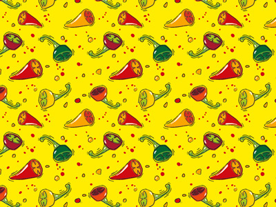 Hellicious pattern piment
