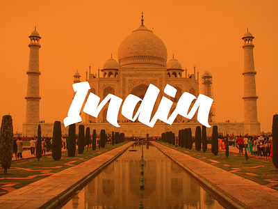 India Lettering calligraphy country font india lettering logo poster typeface wordmark