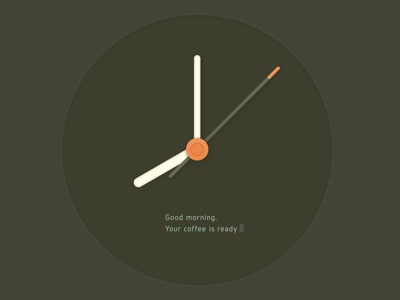 Digital in Analog clock