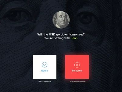 Will the USD go down? bets betting social