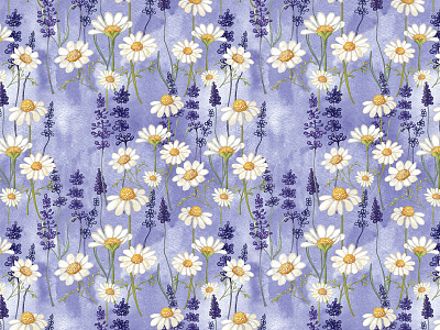 Chamomile And Lavender chamomile herbal lavender pattern relaxation