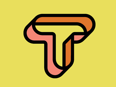 Type Tuesday T 3d icon typography