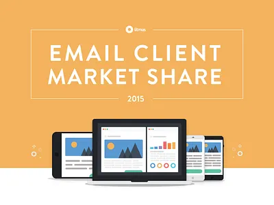 Email Client Market Share client email infographic market marketing mobile responsive share