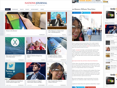 Nations Journal advertising blog business editorial grid social