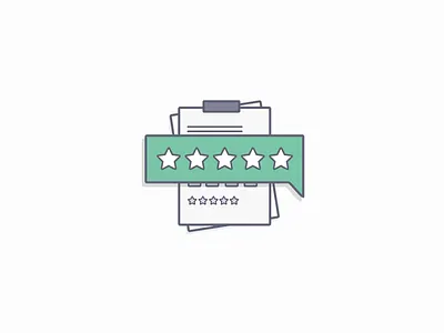 Star Rating Illustration icon illustration line logo rating restaurant star