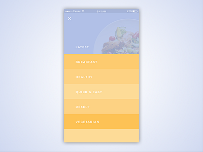 Nick Parker Daily UI #25 app daily design food i inspiration mobile projectcomet recipe