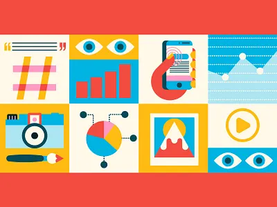 Ebook Cover chart cover data viz ebook eyes growth illustration social media vis com